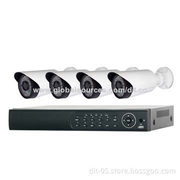 4CH 720P HD CVI DVR Kit, Supports Real-time Recording and Playback, P2P Cloud Function